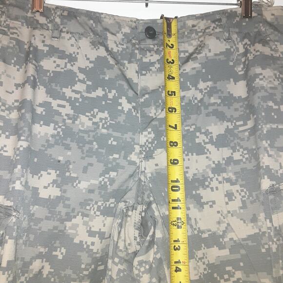 US Military Pants Mens Large Extra Short Digital Camo Army Trouser Ripstop - Picture 9 of 10